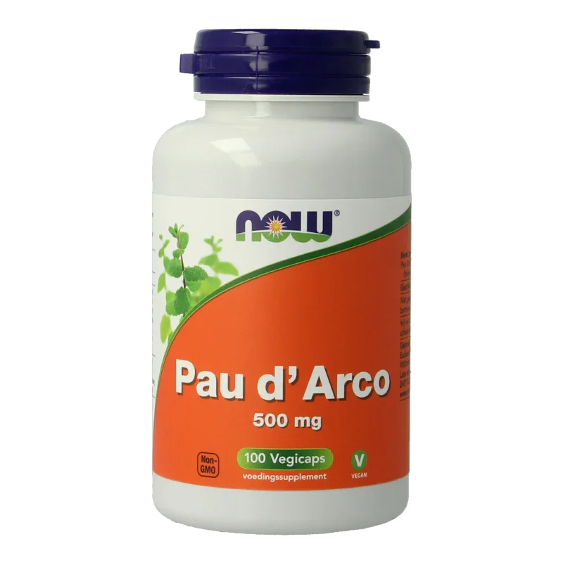 NOW Pau d'arco 500mg 100 Vegetarische capsules