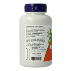 NOW Pau d'arco 500mg 100.00 Vegetarische capsules