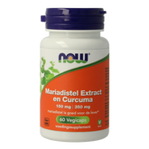 NOW Mariadistel extract en curcuma 60 Vegetarische capsules