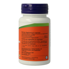 NOW Mariadistel extract en curcuma 60.00 Vegetarische capsules
