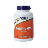 NOW Betaine HCL 648mg 120 Vegetarische capsules