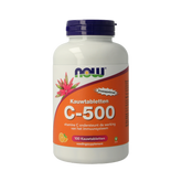 NOW C-500 kauwtabletten sinaasappelsmaak 100 Kauwtabletten