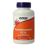 NOW Pantotheenzuur 500mg (B5) 100.00 Vegetarische capsules