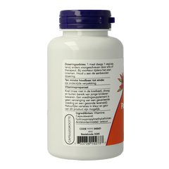 NOW Pantotheenzuur 500mg (B5) 100 Capsules