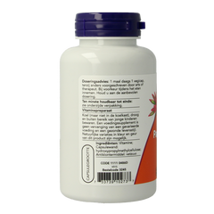 NOW Pantotheenzuur 500mg (B5) 100.00 Vegetarische capsules