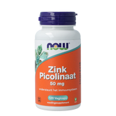 NOW Zink picolinaat 50mg 120.00 Vegetarische capsules