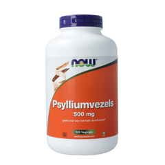 NOW Psylliumvezels 500mg 500.00 Vegetarische capsules