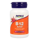 NOW Vitamine B12 actief 100 Zuigtabletten