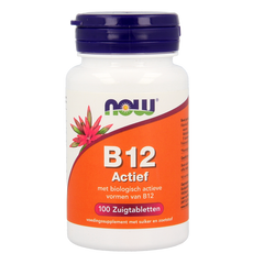 NOW Vitamine B12 actief 100.00 Zuigtabletten
