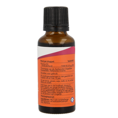 NOW Vitamine D3 druppels 1000IE 30 Milliliter