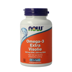 NOW Omega 3 extra 500mg EPA 250mg DHA 90 Softgels