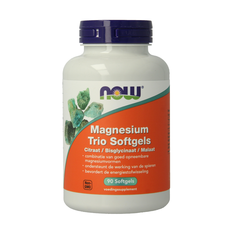 NOW Magnesium trio softgels 90 Softgels