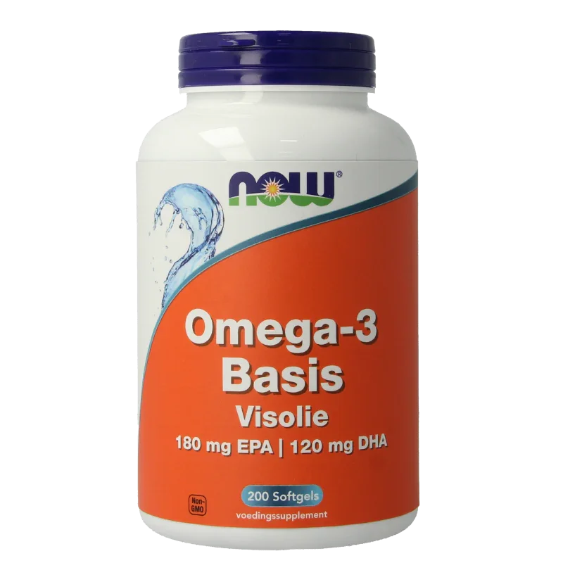 NOW Omega-3 basis 180 mg EPA 120 mg DHA 200 Softgels