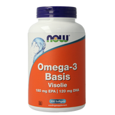 NOW Omega-3 basis 180 mg EPA 120 mg DHA 200 Softgels