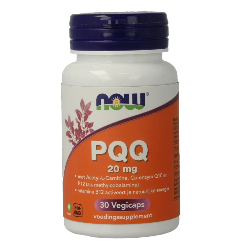 NOW PQQ Energy 20 mg 30 Vegetarische capsules