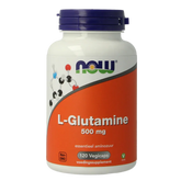 NOW L-Glutamine 500mg 120 Vegetarische capsules