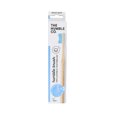 The Humble Co Tandenborstel Bamboe + 3 Borstelkop blauw 1.00 Stuks