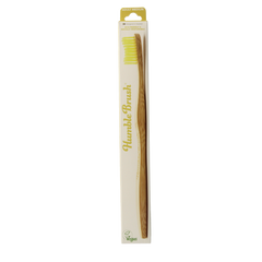 The Humble Co Tandenborstel bamboe medium geel 1.00 Stuks