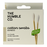 The Humble Co Wattenstaafjes bamboe wit 100 Stuks