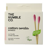 The Humble Co Wattenstaafjes bamboe paars 100 Stuks