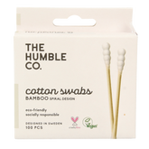 The Humble Co Wattenstaafjes spiraal - wit 100 Stuks