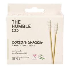 The Humble Co Wattenstaafjes spiraal - wit 100.00 Stuks