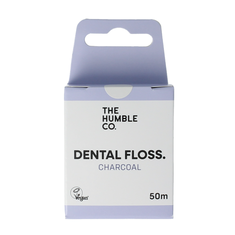 The Humble Co Dental floss charcoal 1 Stuks