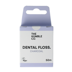 The Humble Co Dental floss charcoal 1 Stuks
