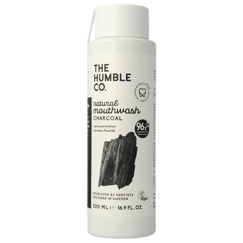 The Humble Co Mondwater Charcoal 500 Milliliter
