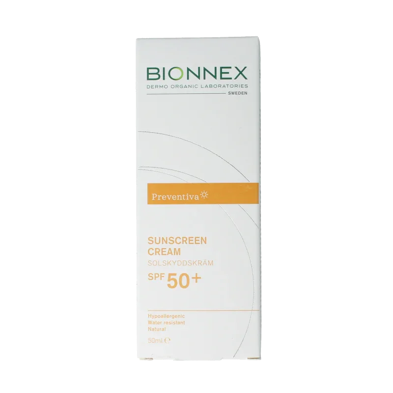 Bionnex Preventiva sunscreen SPF50+ cream 50 Milliliter