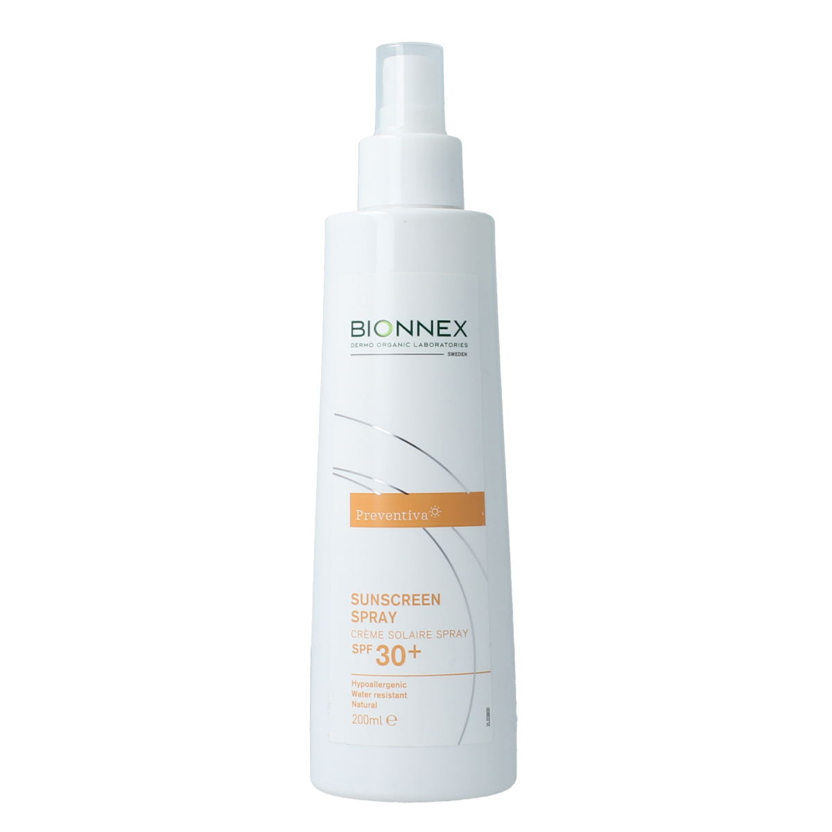 Bionnex Preventiva sunscreen spray SPF30 200.00 Milliliter