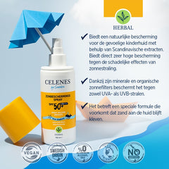 Celenes Herbal sun spray kids SPF50 150 Milliliter