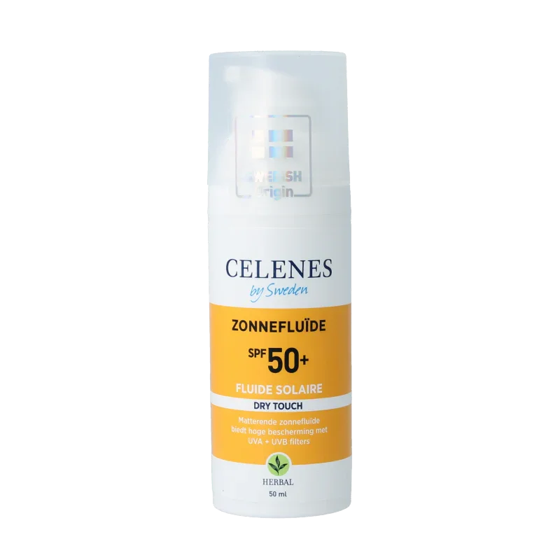 Celenes Herbal dry touch sunscreen fluid SPF50 50 Milliliter