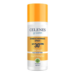 Celenes Herbal sunscreen spray lotion all skintypes SPF30+ 150 Milliliter