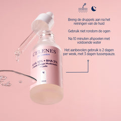 Celenes Facial peeling AHA 8% + BHA 2% + lactic + arctc ch 30 Milliliter