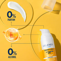 Celenes Herbal dry touch sunscreen fluid SPF30+ 50 Milliliter