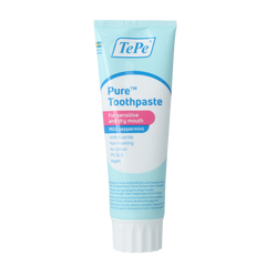 TePe Pure tandpasta sensitive peppermint 75.00 Milliliter