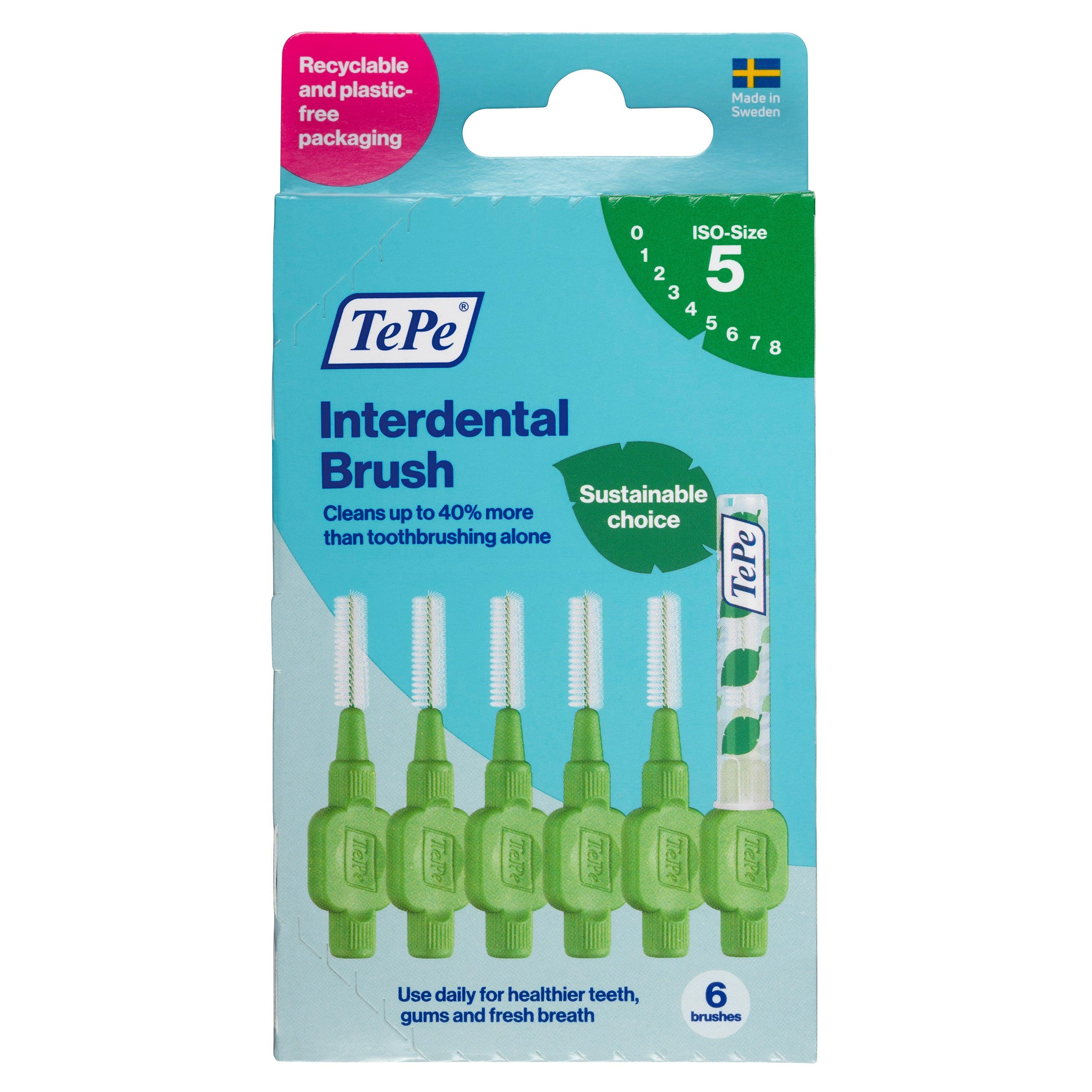 TePe Interdentale ragers original groen 0,8mm maat 5 6 Stuks