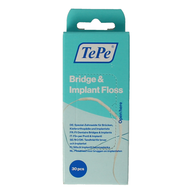 TePe Bridge & implant floss 30 Stuks