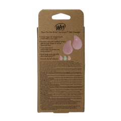 Wet Brush Go green palm detangler pink water 1 Stuks