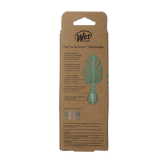 Wet Brush Go green detangler green mini 1.00 Stuks