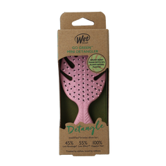 Wet Brush Go green detangler pink mini 1 Stuks