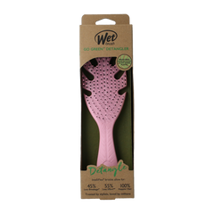 Wet Brush Go green detangler pink 1.00 Stuks