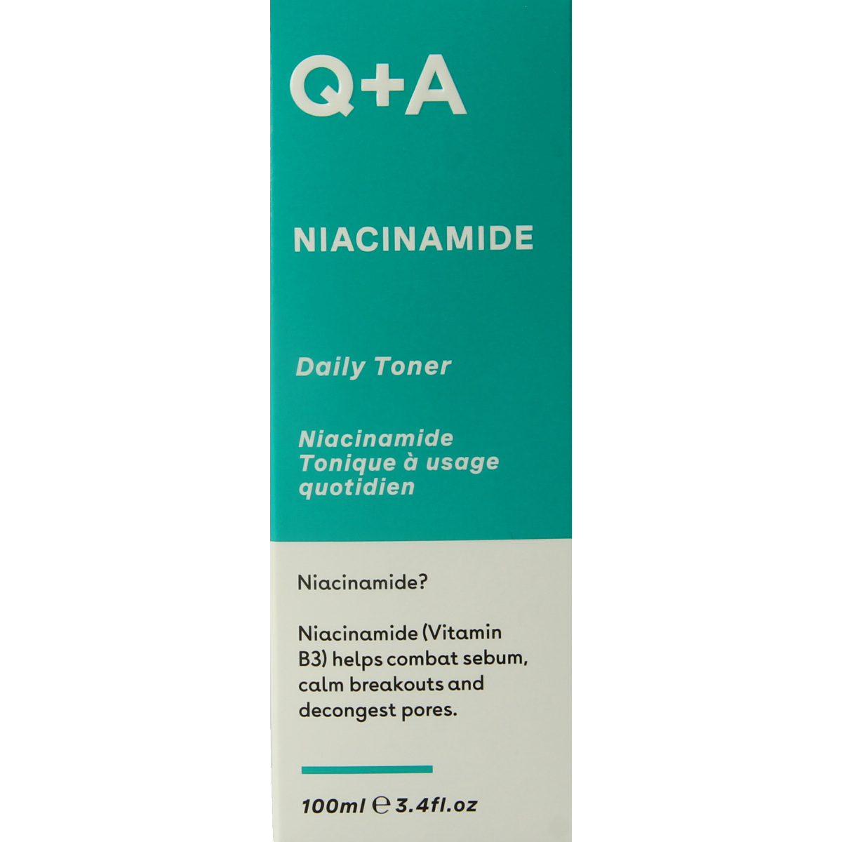 Q+A Niacinamide daily toner 100.00 Milliliter