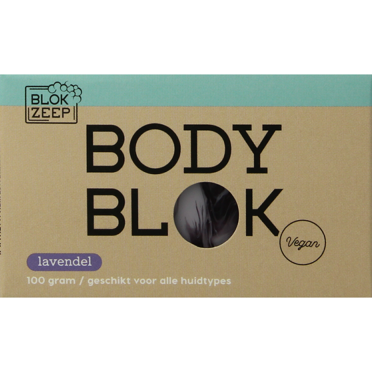 Blokzeep Body bar lavendel 100.00 Gram