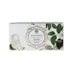 Green Tree Geurkaars edelsteen spiritueel balans jasmijn 70 Gram