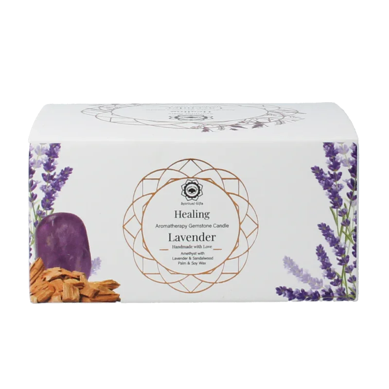 Bolsius Gemstone candle healing lavender 70 Gram