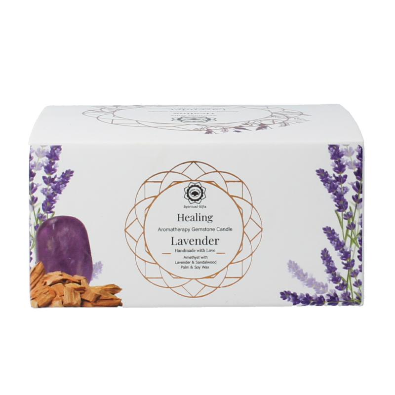 Bolsius Gemstone candle healing lavender 70 Gram