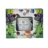 Green Tree Gemstone candle inner growth mint 256 Gram