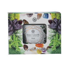 Green Tree Gemstone candle inner growth mint 256.00 Gram